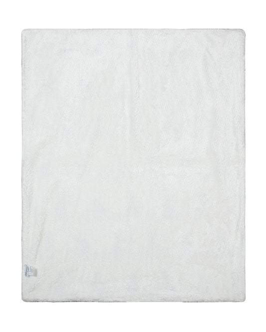 Pomme Flowers Knitted Ultra Soft Sherpa Blanket-100% Cotton-Peach Pink-For Infants