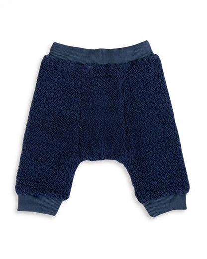 Tiny Twig Navy Blue Winter Wear Jogger-Solid-Jersey-For Infants
