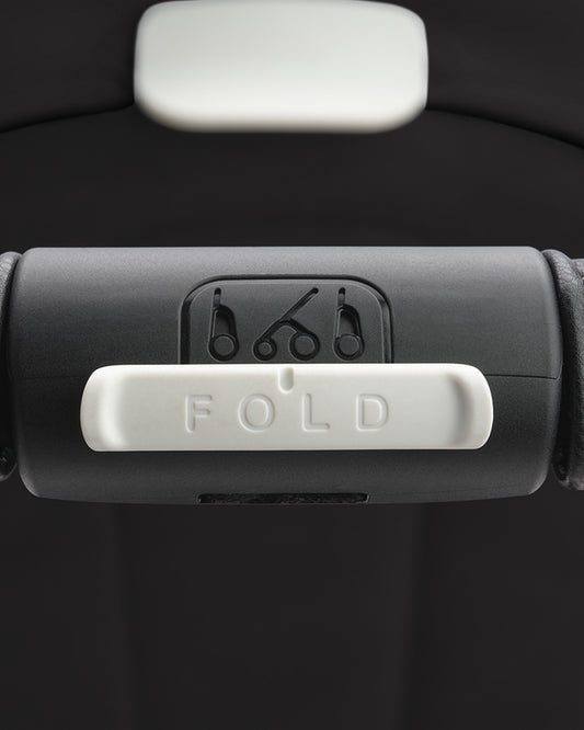 Bugaboo Dragonfly Lightweight Stroller-Unique & Patented One Hand Fold-Reversible & Flat Reclining Seat-Height Adjustable Parent Handle Bar-Travel System Compatible-Extra Large Storage Basket With Removable Bag-2 Years Warranty-For 0 to 4Y-Midnight Black