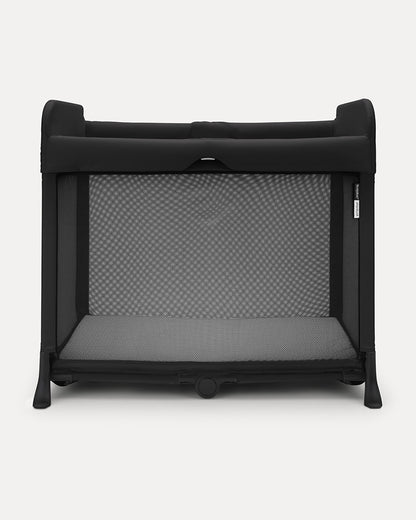 Bugaboo Stardust Travel Cot & Playard-Easy Unfold in One Second-With Zip In Bassinet, Mattress & Travel Bag-2 Year Warranty-For 0 to 2Y (Upto 15 Kg)-Black