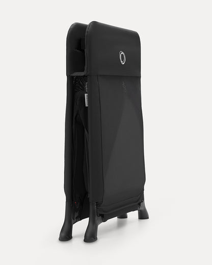 Bugaboo Stardust Travel Cot & Playard-Easy Unfold in One Second-With Zip In Bassinet, Mattress & Travel Bag-2 Year Warranty-For 0 to 2Y (Upto 15 Kg)-Black