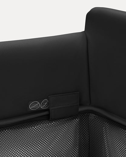 Bugaboo Stardust Travel Cot & Playard-Easy Unfold in One Second-With Zip In Bassinet, Mattress & Travel Bag-2 Year Warranty-For 0 to 2Y (Upto 15 Kg)-Black