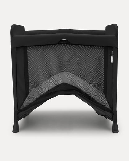 Bugaboo Stardust Travel Cot & Playard-Easy Unfold in One Second-With Zip In Bassinet, Mattress & Travel Bag-2 Year Warranty-For 0 to 2Y (Upto 15 Kg)-Black