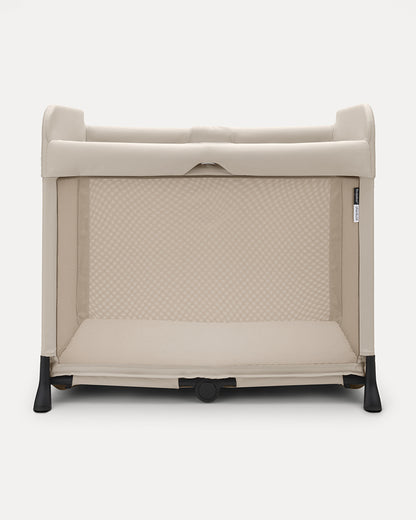 Bugaboo Stardust Travel Cot & Playard-Easy Unfold in One Second-With Zip In Bassinet, Mattress & Travel Bag-2 Year Warranty-For 0 to 2Y (Upto 15 Kg)-Desert Taupe
