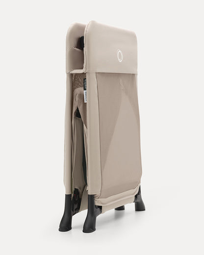 Bugaboo Stardust Travel Cot & Playard-Easy Unfold in One Second-With Zip In Bassinet, Mattress & Travel Bag-2 Year Warranty-For 0 to 2Y (Upto 15 Kg)-Desert Taupe