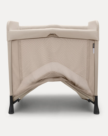 Bugaboo Stardust Travel Cot & Playard-Easy Unfold in One Second-With Zip In Bassinet, Mattress & Travel Bag-2 Year Warranty-For 0 to 2Y (Upto 15 Kg)-Desert Taupe