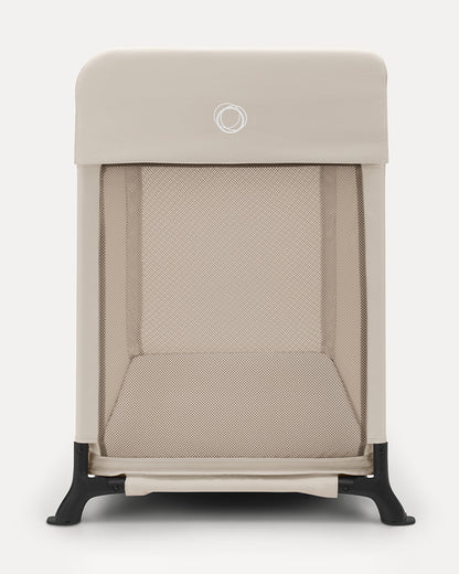 Bugaboo Stardust Travel Cot & Playard-Easy Unfold in One Second-With Zip In Bassinet, Mattress & Travel Bag-2 Year Warranty-For 0 to 2Y (Upto 15 Kg)-Desert Taupe