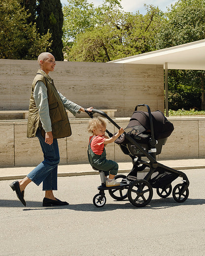 Bugaboo Wheeled Board For Strollers-Compatible With All Bugaboo Strollers-With Detachable Seat-2 Years Warranty-For 2Y+ (Upto 19 Kg)-Black