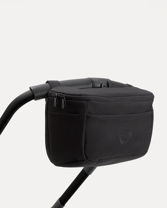 Bugaboo Organizer-Compatible With All Bugaboo Strollers Except Butterfly 2-Insulated Bottle Holder-Easy To Attach With Sturdy Velcro Strap-Midnight Black