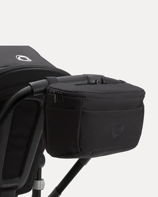 Bugaboo Organizer-Compatible With All Bugaboo Strollers Except Butterfly 2-Insulated Bottle Holder-Easy To Attach With Sturdy Velcro Strap-Midnight Black