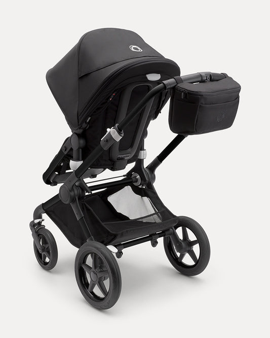 Bugaboo Organizer-Compatible With All Bugaboo Strollers Except Butterfly 2-Insulated Bottle Holder-Easy To Attach With Sturdy Velcro Strap-Midnight Black