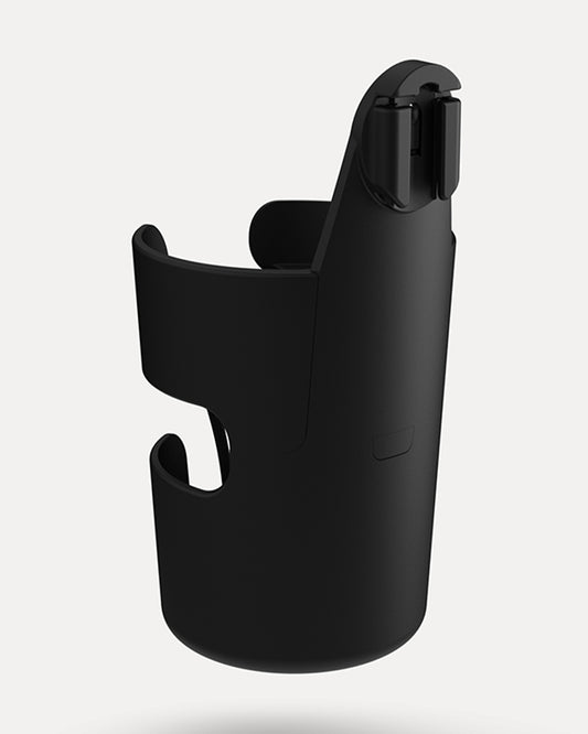Bugaboo Cup Holder-Fits All Bugaboo Stroller-Clips Onto Handle Bar-2 Years Warranty-Black