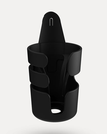 Bugaboo Cup Holder-Fits All Bugaboo Stroller-Clips Onto Handle Bar-2 Years Warranty-Black