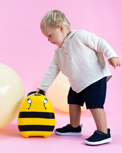 My Carry Potty Bumblebee Portable Potty Chair-With Water Tight Seal-Extra Tall Splash Guard & Non Slip Feet-15M+