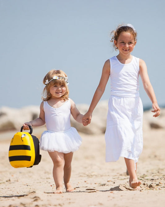 My Carry Potty Bumblebee Portable Potty Chair-With Water Tight Seal-Extra Tall Splash Guard & Non Slip Feet-15M+