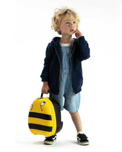My Carry Potty Bumblebee Portable Potty Chair-With Water Tight Seal-Extra Tall Splash Guard & Non Slip Feet-15M+