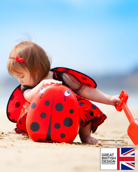My Carry Potty Ladybird Portable Potty Chair-With Water Tight Seal-Extra Tall Splash Guard & Non Slip Feet-15M+