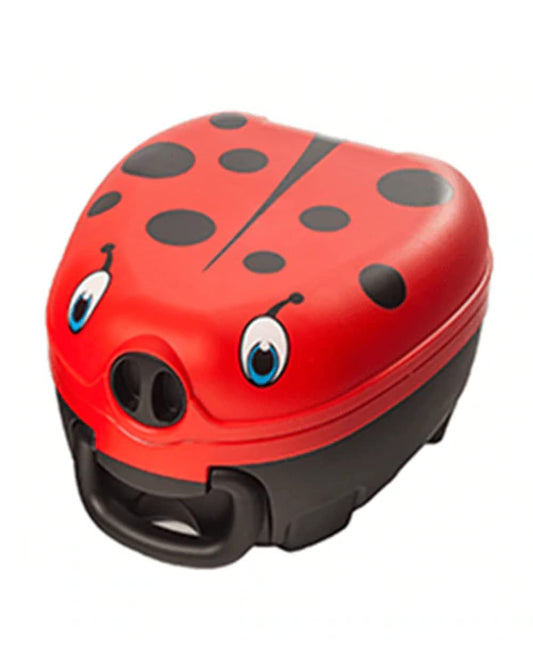 My Carry Potty Ladybird Portable Potty Chair-With Water Tight Seal-Extra Tall Splash Guard & Non Slip Feet-15M+