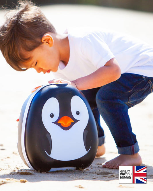 My Carry Potty Penguin Portable Potty Chair-With Water Tight Seal-Extra Tall Splash Guard & Non Slip Feet-15M+