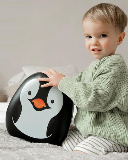 My Carry Potty Penguin Portable Potty Chair-With Water Tight Seal-Extra Tall Splash Guard & Non Slip Feet-15M+