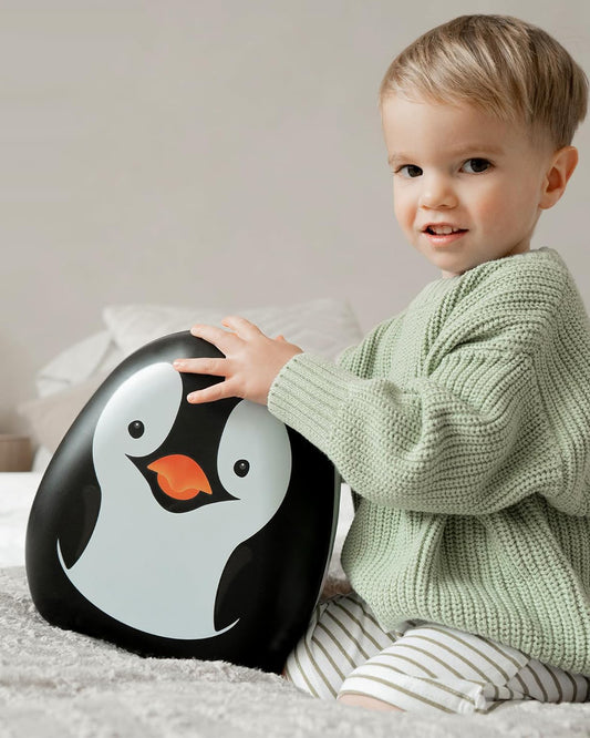 My Carry Potty Penguin Portable Potty Chair-With Water Tight Seal-Extra Tall Splash Guard & Non Slip Feet-15M+