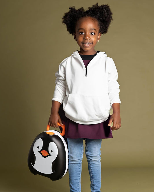 My Carry Potty Penguin Portable Potty Chair-With Water Tight Seal-Extra Tall Splash Guard & Non Slip Feet-15M+