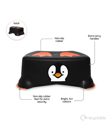 My Carry Potty Penguin My Little Potty Seat with Step Stool-15M+