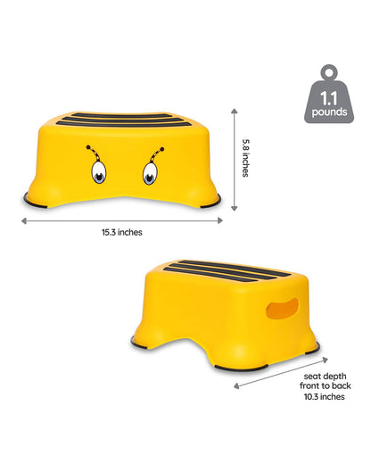 My Carry Potty Bumblebee My Little Potty Seat with Step Stool-15M+