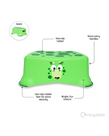 My Carry Potty Dinosaur My Little Potty Seat with Step Stool-15M+