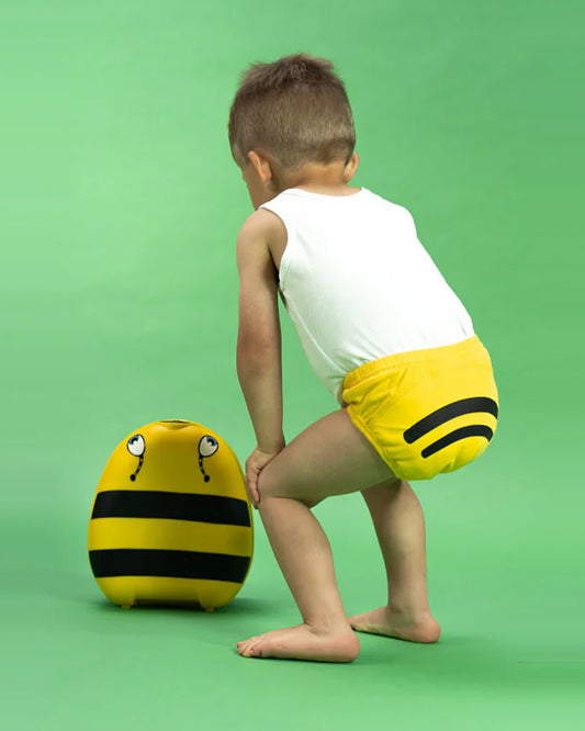 My Carry Potty Bumblebee My Little Training Pants-With Comfortable & Strechtable Waistband-3 Layer Absorbency & Super Soft Cotton-Pack of 3