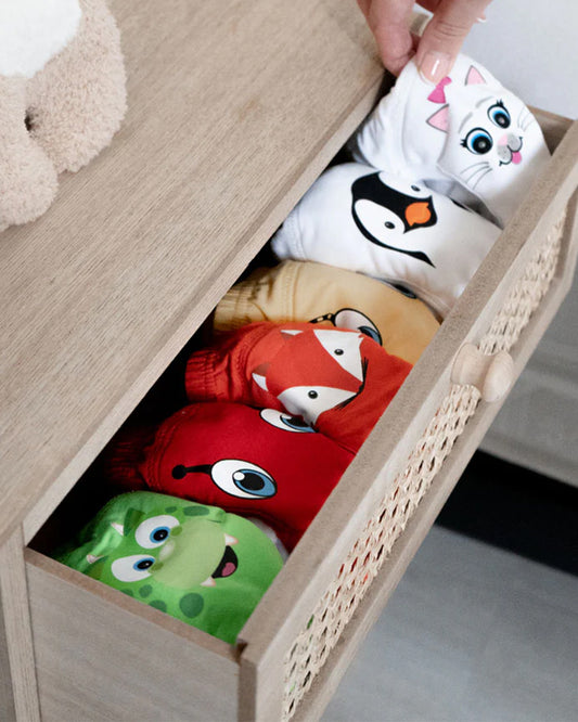 My Carry Potty Bumblebee My Little Training Pants-With Comfortable & Strechtable Waistband-3 Layer Absorbency & Super Soft Cotton-Pack of 3