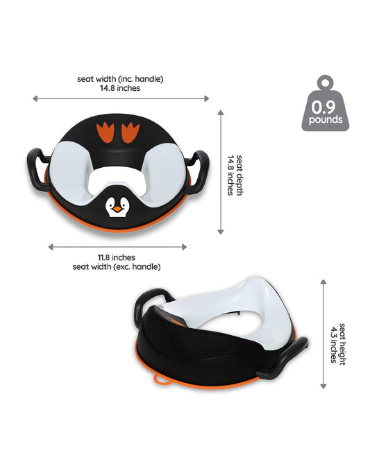 My Carry Potty Penguin My Little Potty Seat with Step Stool-15M+
