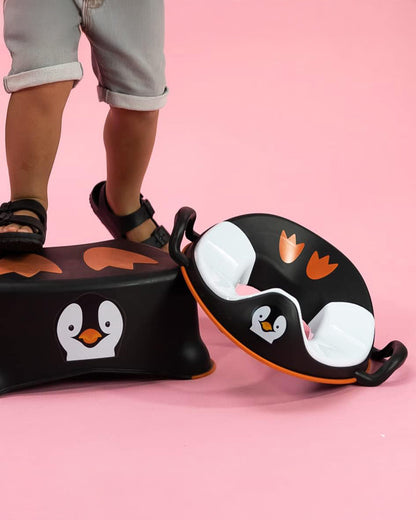 My Carry Potty Penguin My Little Potty Seat with Step Stool-15M+