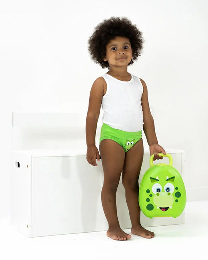 My Carry Potty Dinosaur My Little Training Pants-With Comfortable & Strechtable Waistband-3 Layer Absorbency & Super Soft Cotton-Pack of 3