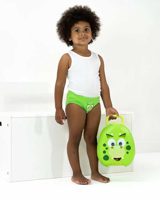 My Carry Potty Dinosaur My Little Training Pants-With Comfortable & Strechtable Waistband-3 Layer Absorbency & Super Soft Cotton-Pack of 3