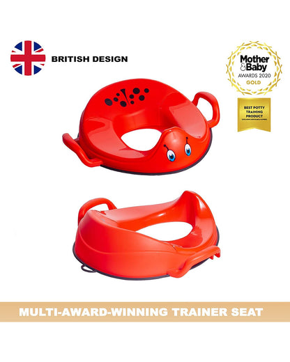 My Carry Potty Ladybird My Little Trainer Potty Seat-With Tall Splash Guard-Non Slip Edges & Safety Handles-15M+