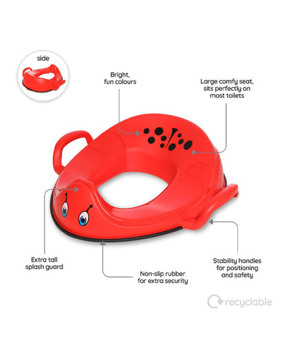 My Carry Potty Ladybird My Little Potty Seat with Step Stool-15M+