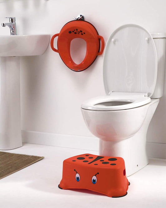My Carry Potty Ladybird My Little Potty Seat with Step Stool-15M+