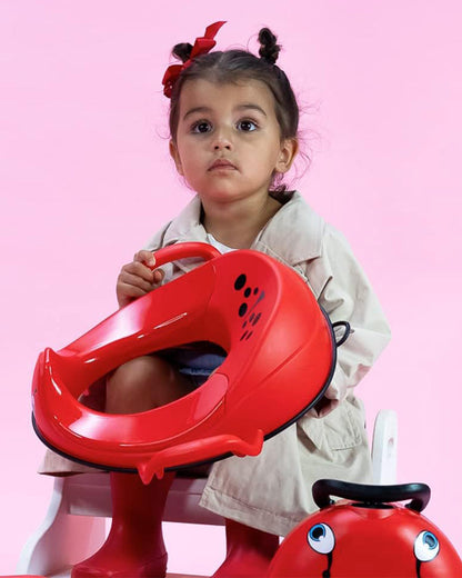 My Carry Potty Ladybird My Little Potty Seat with Step Stool-15M+