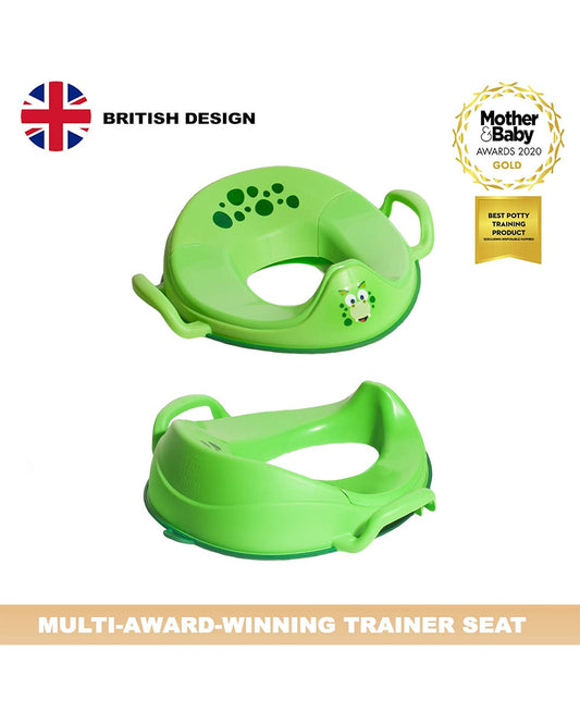 My Carry Potty Dinosaur My Little Trainer Potty Seat-With Tall Splash Guard-Non Slip Edges & Safety Handles-15M+