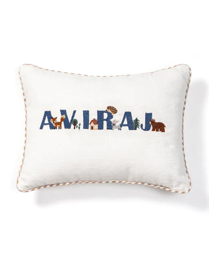 FA Home Baby Bedding Set-Woodland-Hand Embroidered-Cotton-Natural-For Infants