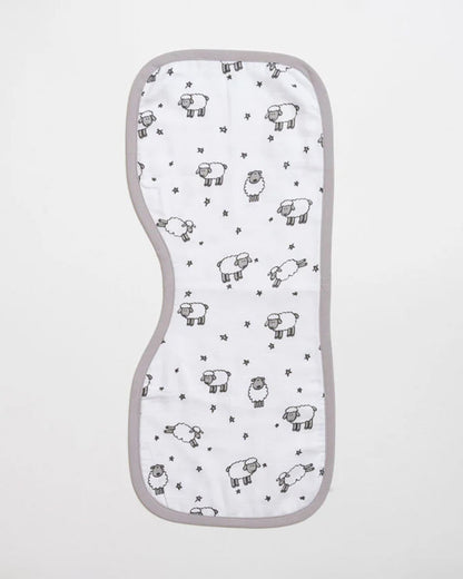 Aariro Organic Cotton Burp Cloth-Multi Layered & Reversible-Counting Sheep-For Infants