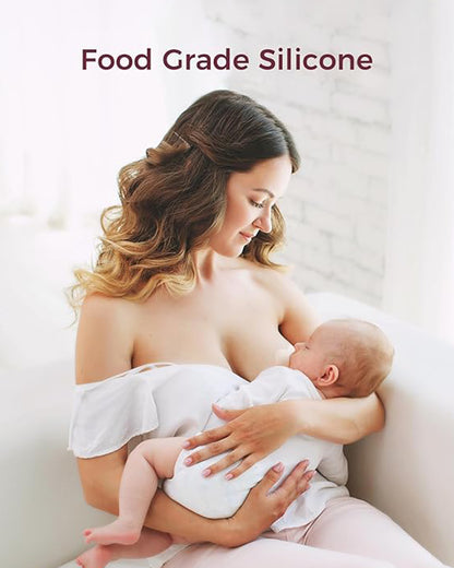 Momcozy Nipple Shields-100% Food Grade Silicone-Cut Out Design-With Hygienic Store Case-BPA/BPS Free-17 mm-Ultra thin and Super Soft-Pack of 2