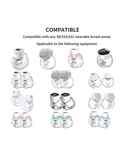 Momcozy Wearable Breast Pump Linker-Compatible with S9 Pro & S12 Pro-Connects Flange, Valve & Diaphragm