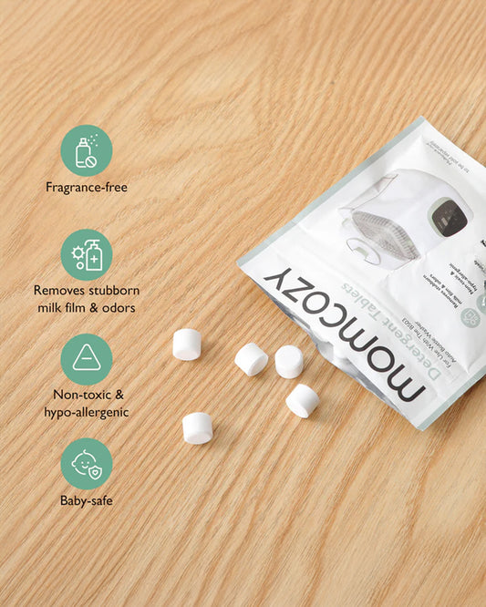 Momcozy Detergent Tablets for KleanPal Pro Bottle Washer-120 Tablets-Pack of 4