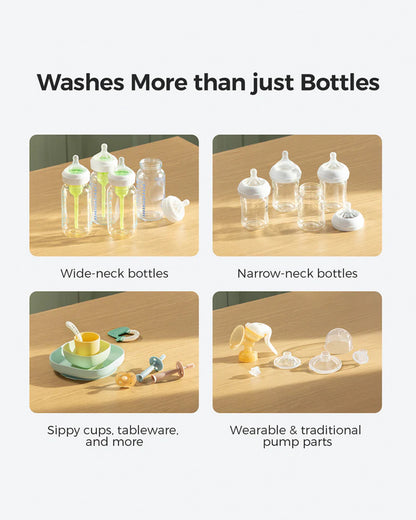 Momcozy KleanPal Pro Baby Bottle Washer and Sterilizer-Fast Steam Cleaning & One-Touch Operation-9 Cleaning Modes
