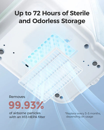 Momcozy KleanPal Pro Baby Bottle Washer and Sterilizer-Fast Steam Cleaning & One-Touch Operation-9 Cleaning Modes