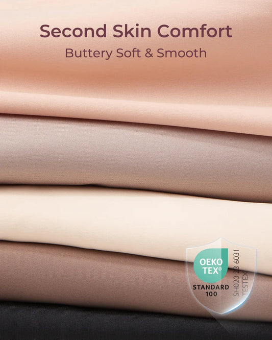 Momcozy Jelly Strip Seamless Nursing Bra-Compatible with Breast Pumps-Adjustable Padding-Front Clasps-Skin