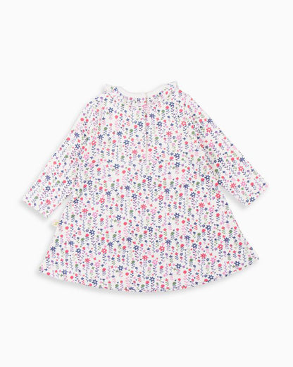Tiny Twig Multicolor Frock Dress-Floral Print-Organic Cotton-For Infants