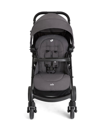 Joie Muze LX Baby Stroller-One Hand Fold-Flat Reclining-For 0 to 3Y (Upto 15Kg)-Thunder
